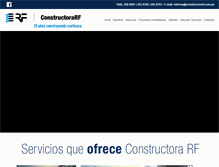 Tablet Screenshot of constructorarf.com.pe